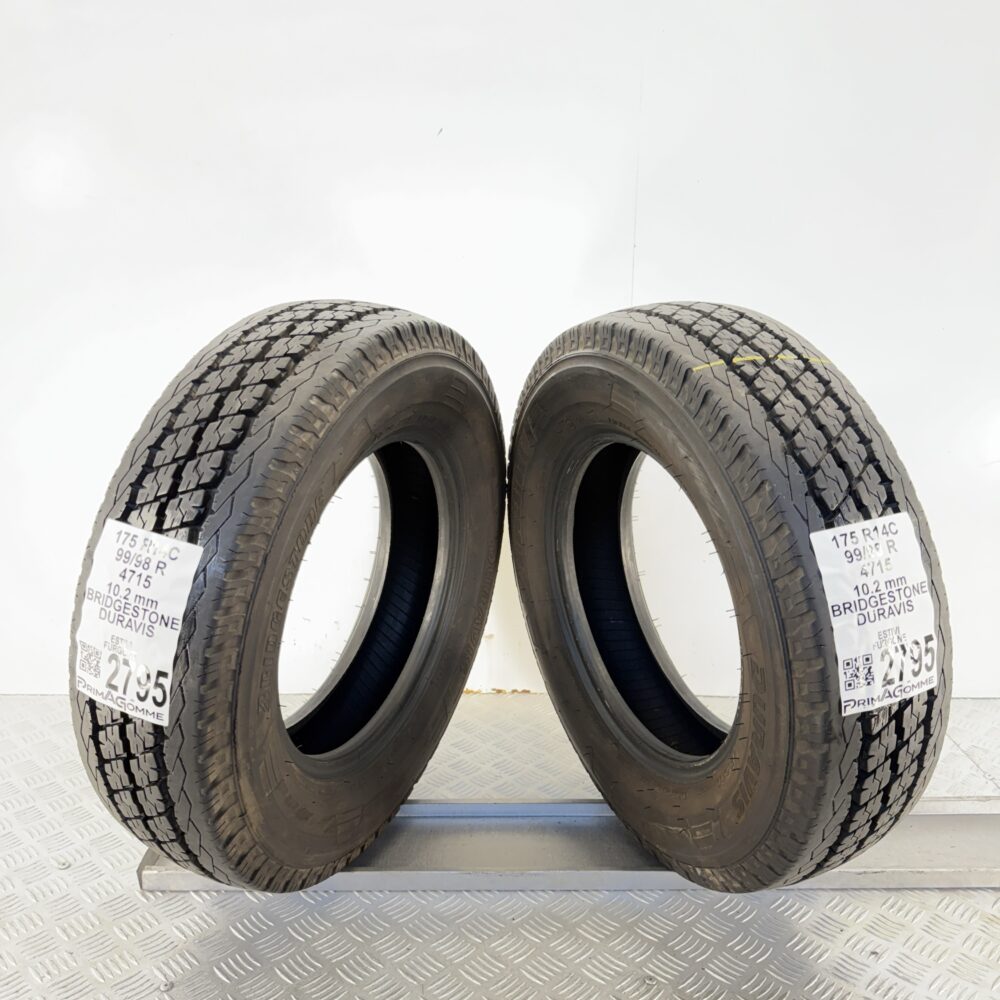 Gomme Usate 175 R14C 99/98R Bridgestone Duravis 98% Estive - immagine 6