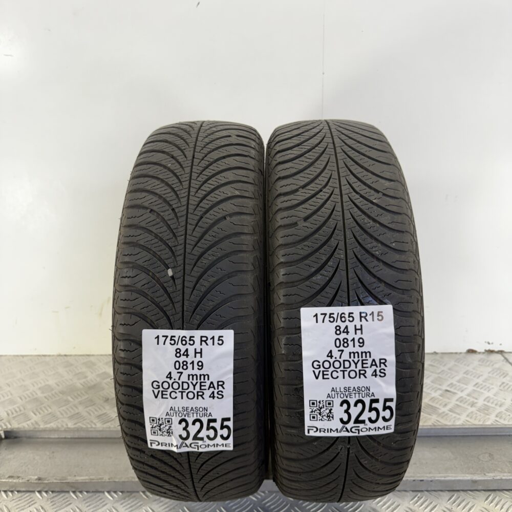 Gomme Usate 175 65 R15 84H GOODYEAR Vector 4S 4 Stagioni
