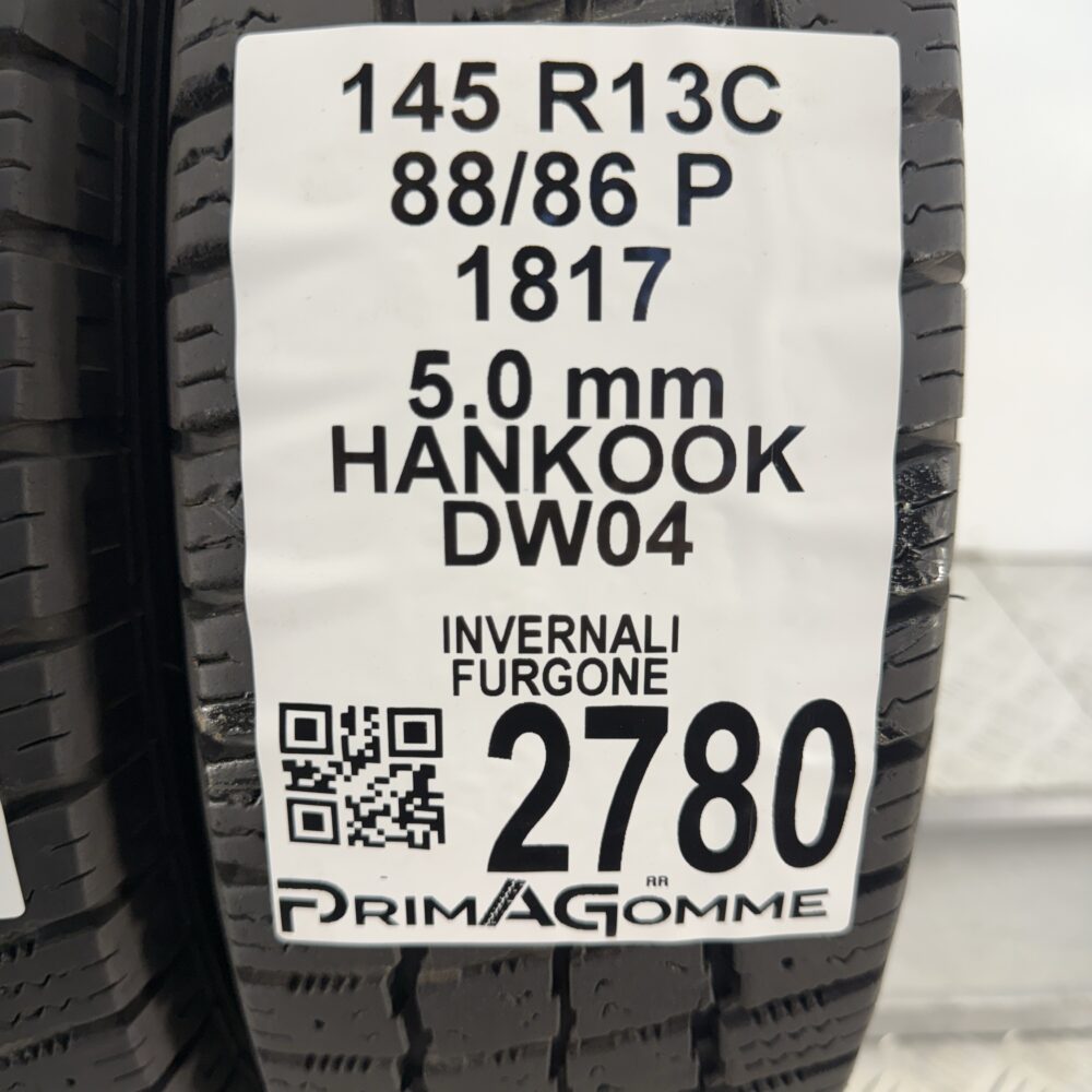 Gomme Usate 145 R13C 88/86P Hankook DW04 71% Invernali - immagine 3