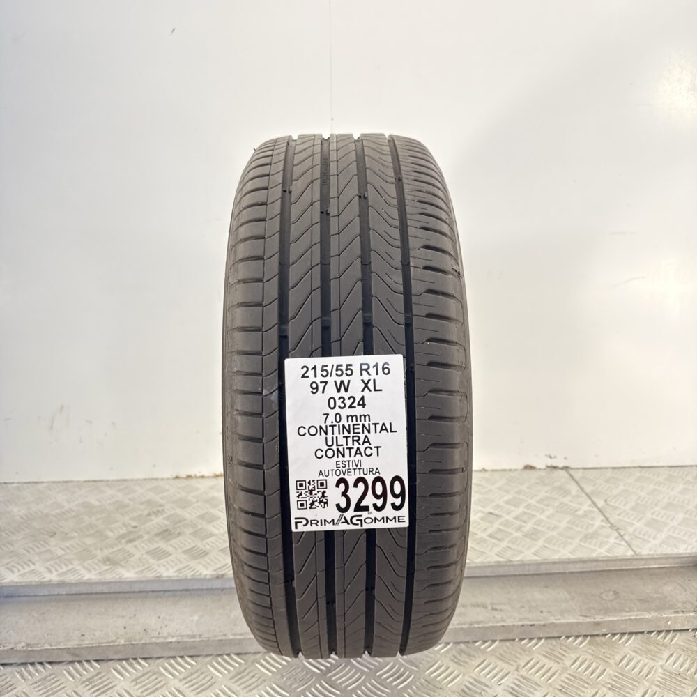 Gomma Usata 215 55 R16 XL 97W Continental Ultra Contact