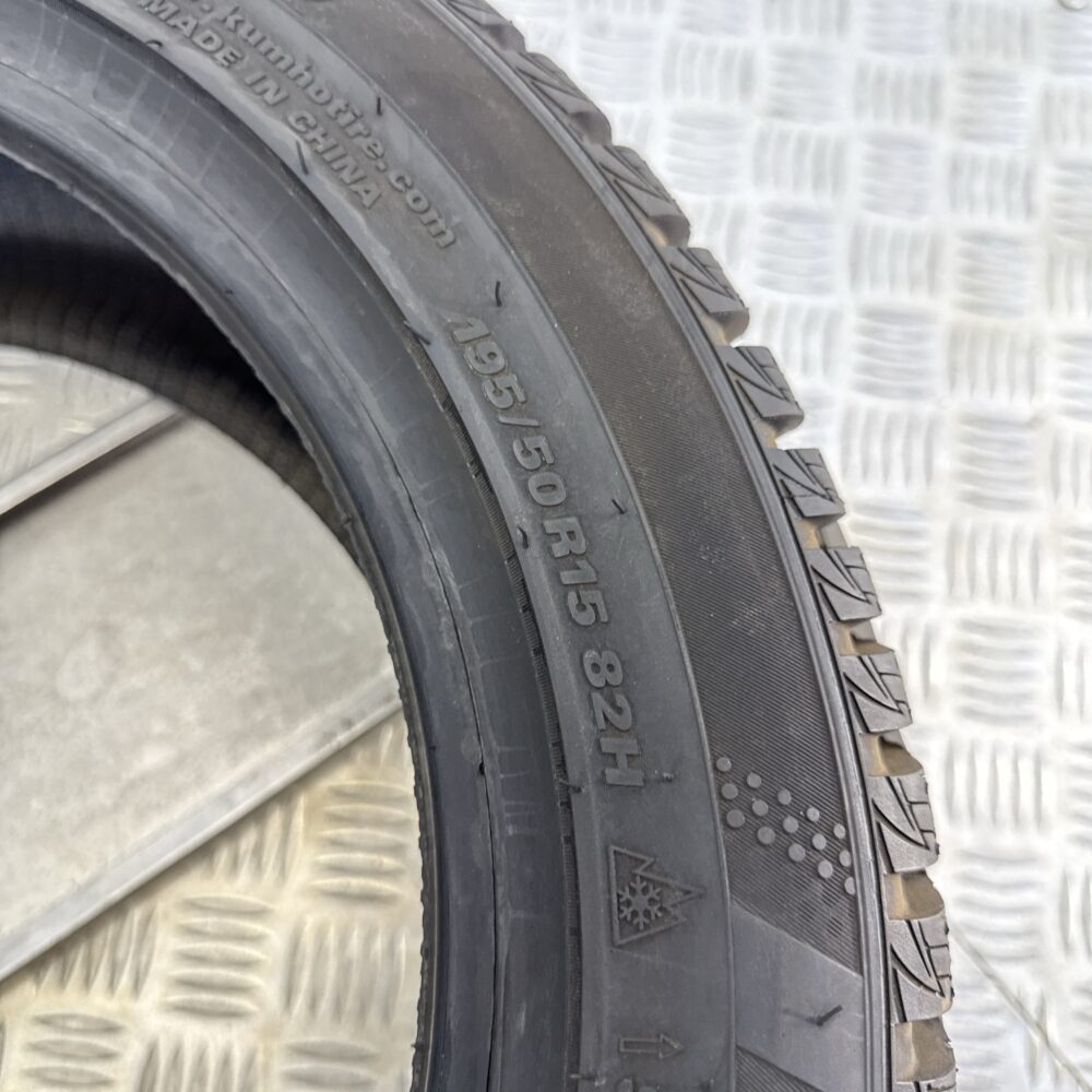 Gomme Usate 195 50 R15 82H Kumho Winter Craft WP51 98% Invernali - immagine 9