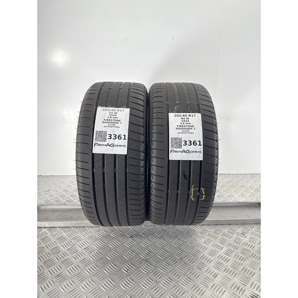 Gomme Usate 205 40 R17 84W Firestone Roadhawk 2 Estive