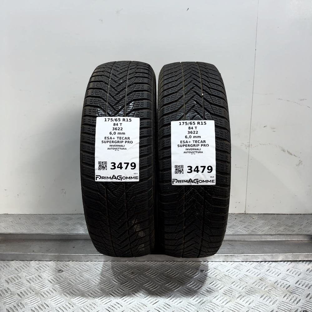 Gomme Usate 175 65 R15 84T Esa+ Tecar Supergrip Pro 86% Invernali