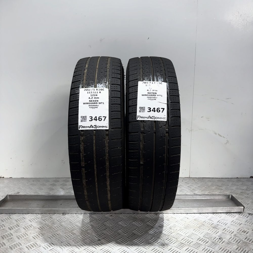 Gomme Usate 205 75 R16C 113/111R Nexen Winguard WT1 Invernali
