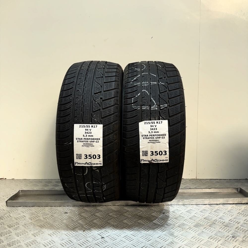Gomme Usate 215 55 R17 94V Star Performer Stratos Uhp G2 76% Invernali