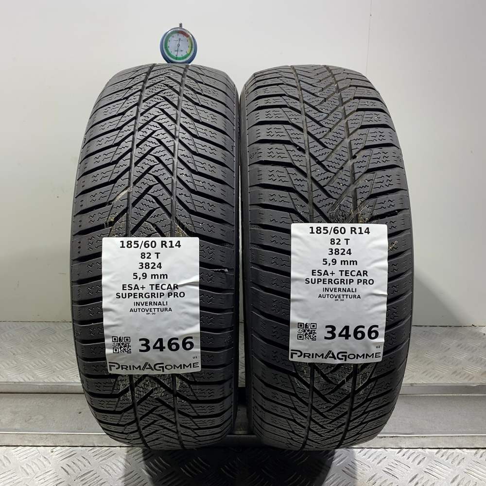 Gomme Usate 185 60 R14 82T Esa+ Tecar Supergrip Pro 84% Invernali