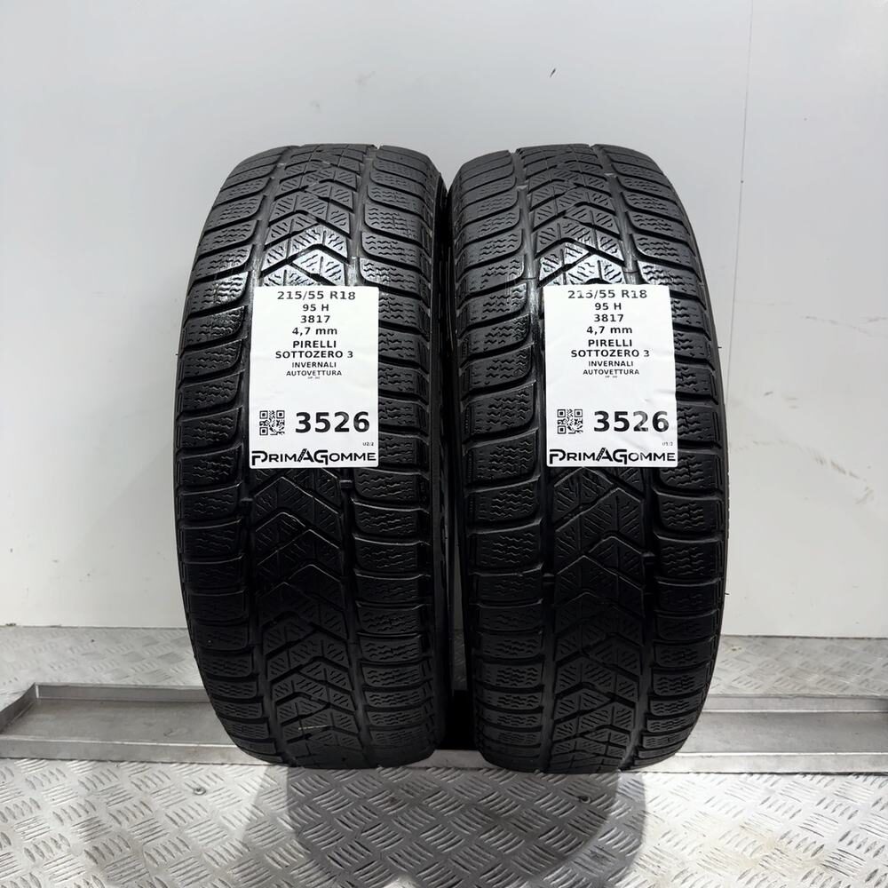 Gomme Usate 215 55 R18 95H Pirelli Sottozero 3 Invernali