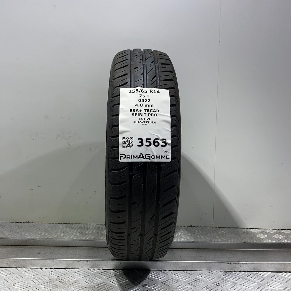Gomma Usata 155 65 R14 75T Esa+ Tecar Spirit Pro Estivo