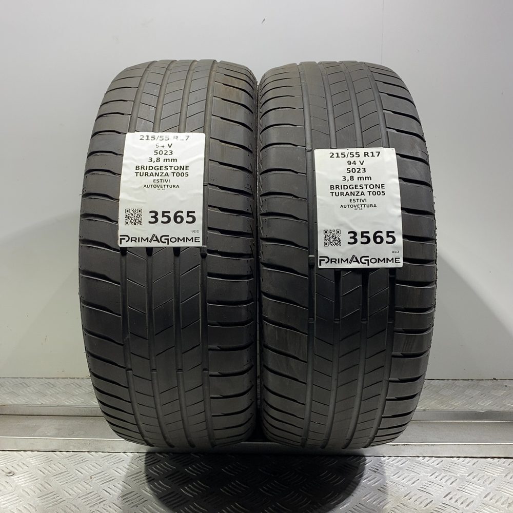 Gomme Usate 215 55 R17 94V Bridgestone Turanza T005 Estive