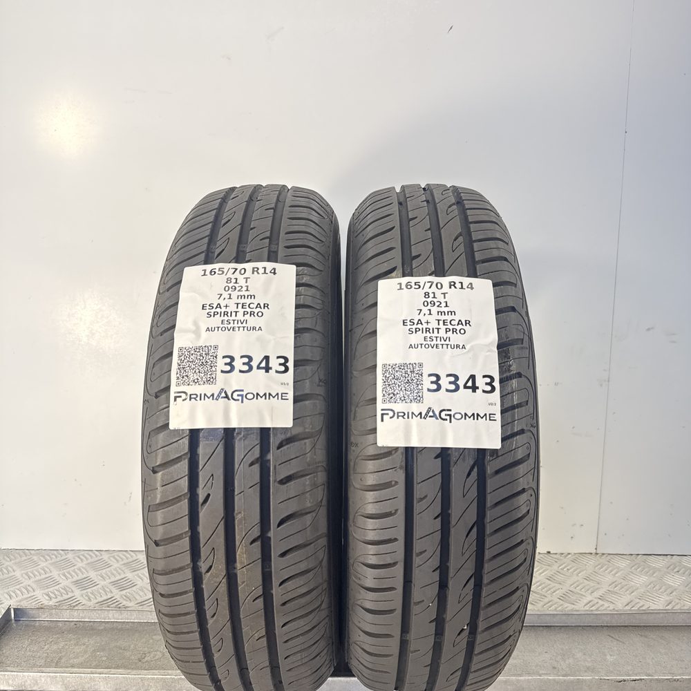 Gomme Usate 165 70 R14 81T ESA+ TECAR SPIRIT PRO 98% Estive