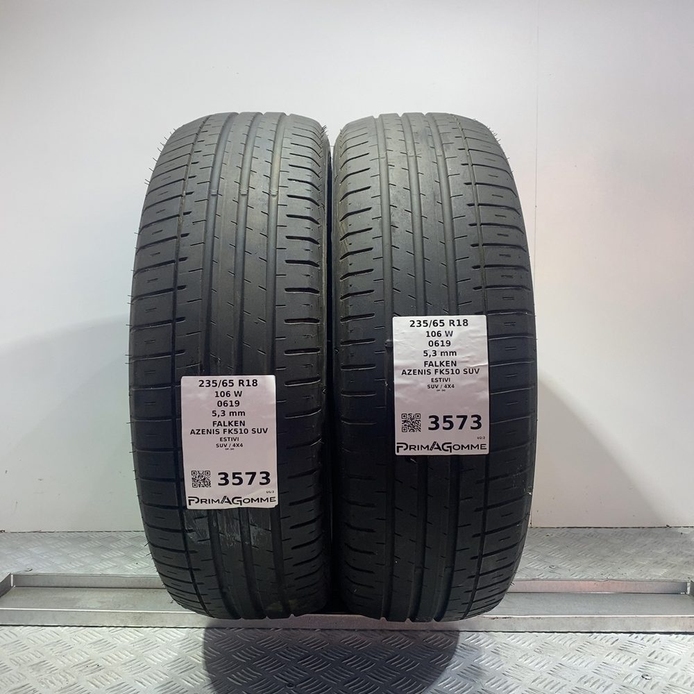 Gomme Usate 235 65 R18 106W Falken Azenis FK510 SUV 76% Estive