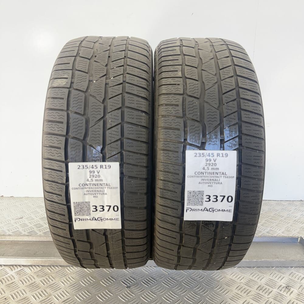 Gomme Usate 235 45 R19 99V CONTINENTAL CONTIWINTERCONTACT TS830P Invernali