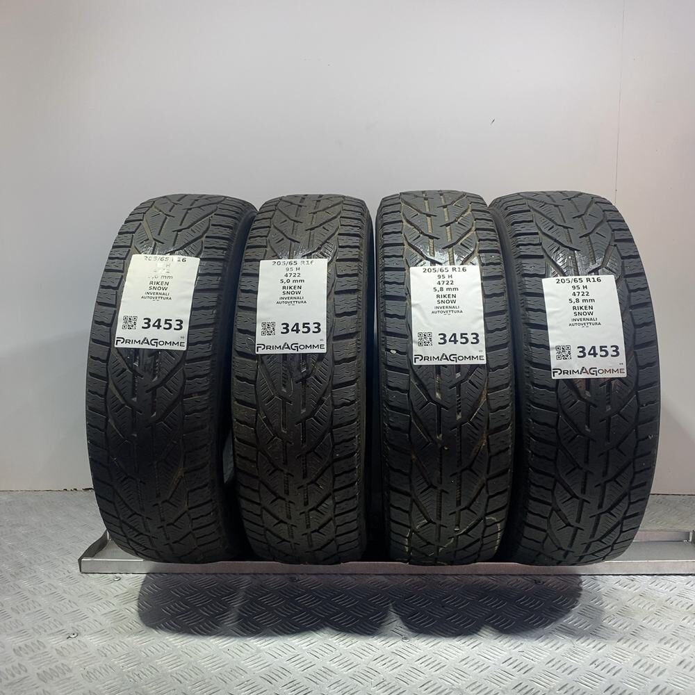 Gomme Usate 205 65 R16 95H Riken Snow 71% Invernali