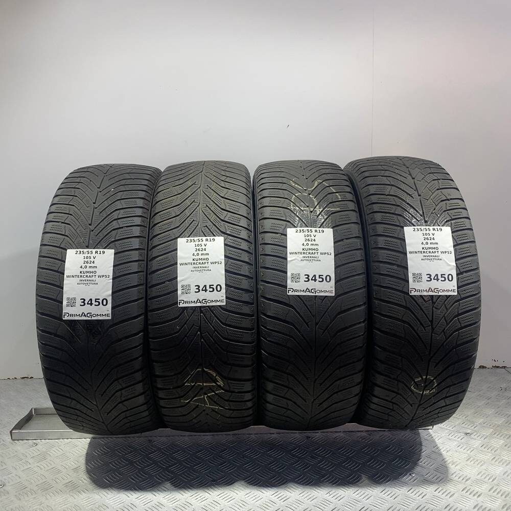 Gomme Usate 235 55 R19 105V Kumho Wintercraft WP52 Invernali