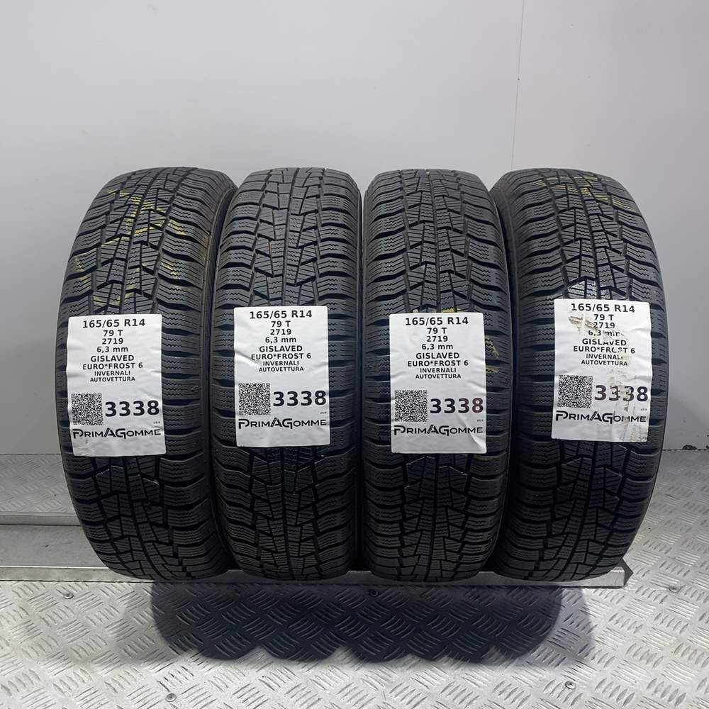 Gomme Usate 165 65 R14 79T Gislaved Euro*Frost 6 90% Invernali