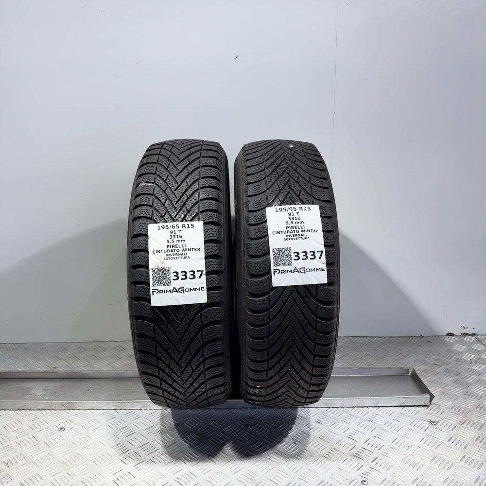 Gomme Usate 195 65 R15 91T Pirelli Cinturato Winter 79% Invernali