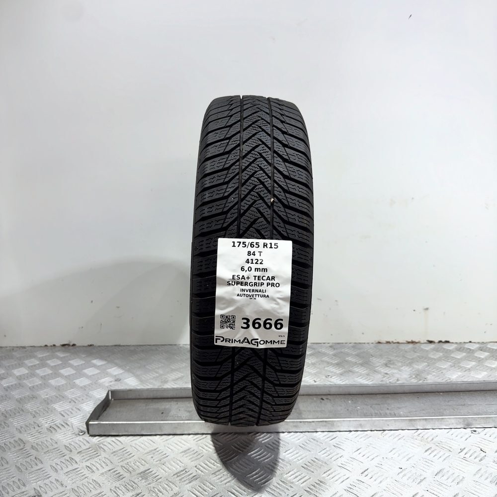 Gomma Usata 175 65 R15 84T Esa+ Tecar Supergrip Pro 86% Invernale