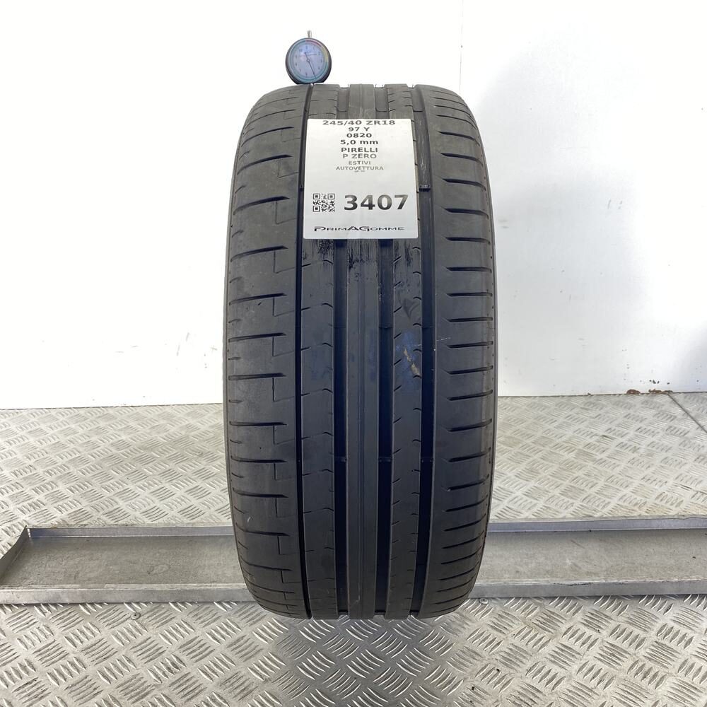 Gomma Usata 245 40 ZR18 97Y PIRELLI P ZERO 71% Estivo