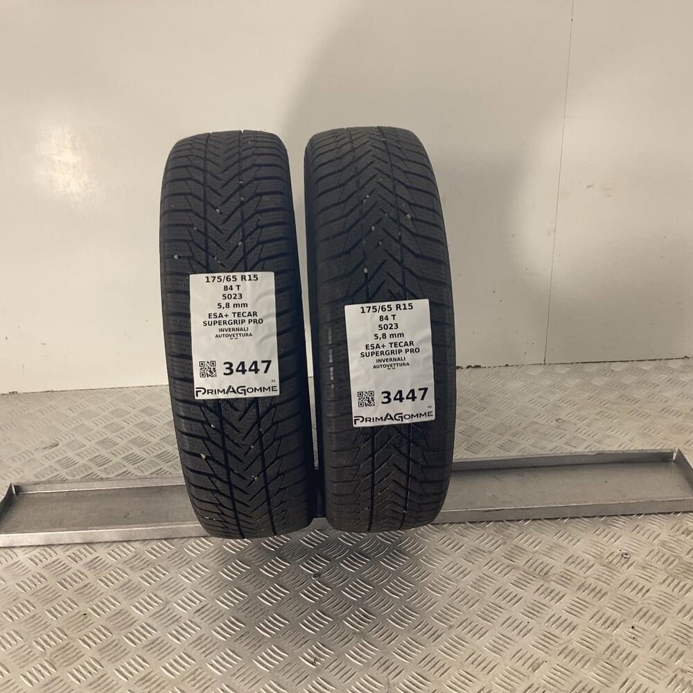 Gomme Usate 175 65 R15 84T ESA+ TECAR SUPERGRIP PRO 83% Invernali