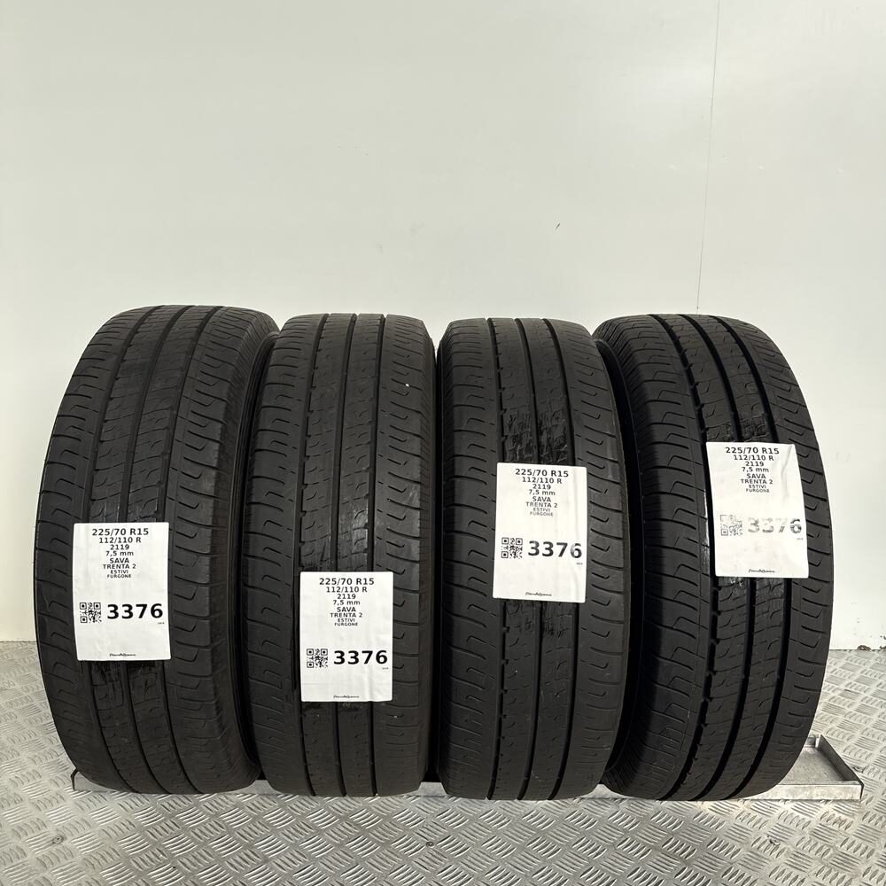 Gomme Usate 225 70 R15C 112/110R SAVA TRENTA 2 98% Estive