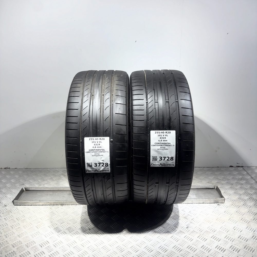 Gomme Usate 255 40 R20 101V XL Continental Contisportcontact 5 Estive
