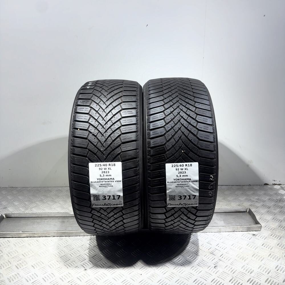 Gomme Usate 225 40 R18 92W XL Yokohama Bluearth*Winter V906 76% Invernali