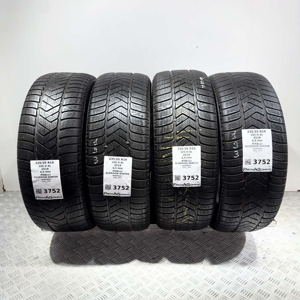Gomme Usate 235 55 R19 105H XL Pirelli Scorpion Winter Invernali