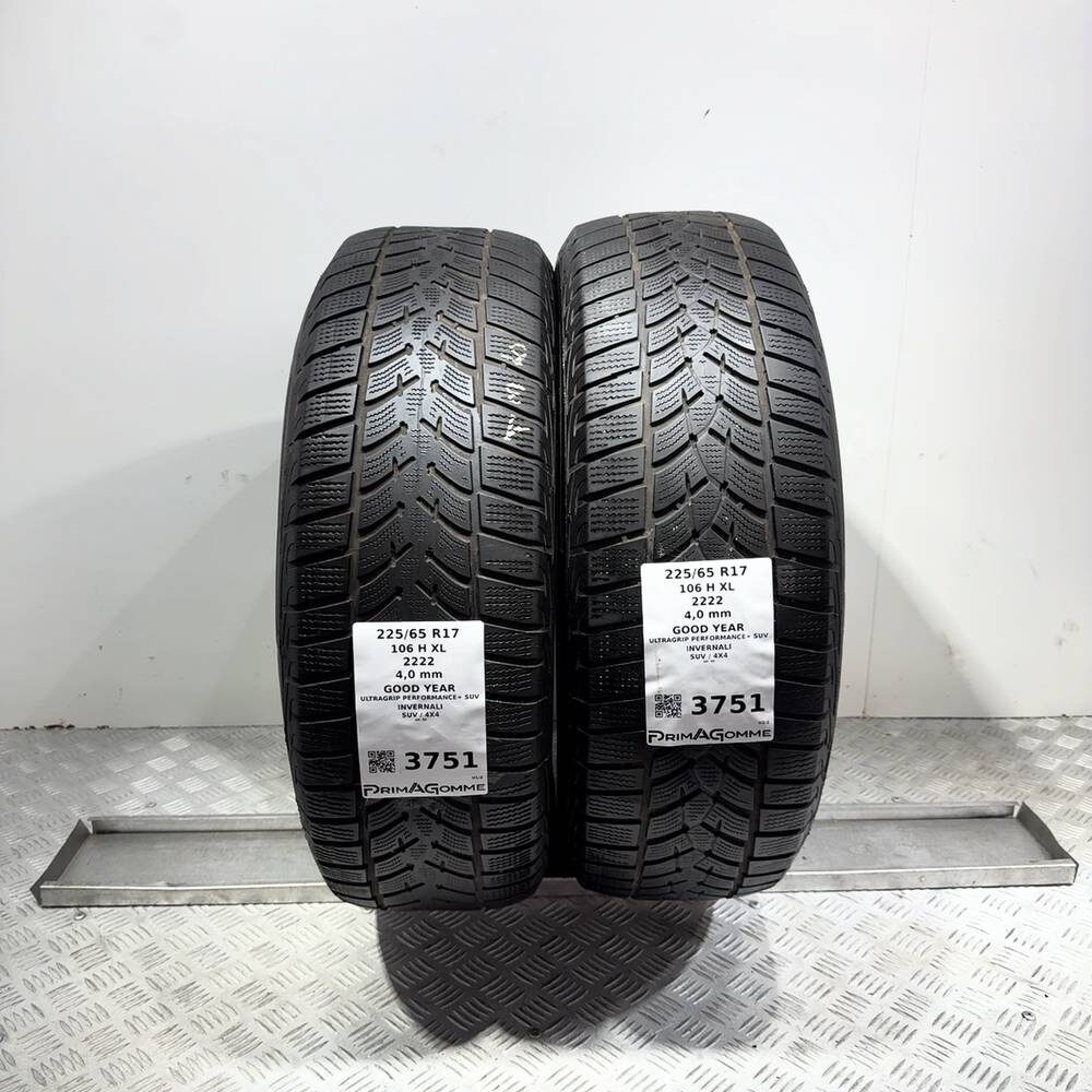 Gomme Usate 225 65 R17 106H XL Goodyear Ultragrip Performance+ SUV Invernali