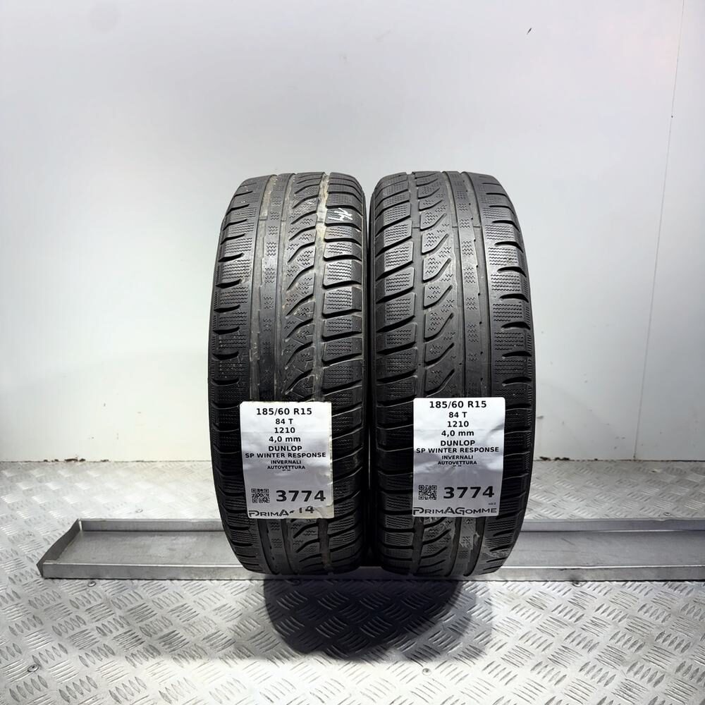 Gomme Usate 185 60 R15 84T Dunlop SP Winter Response Invernali