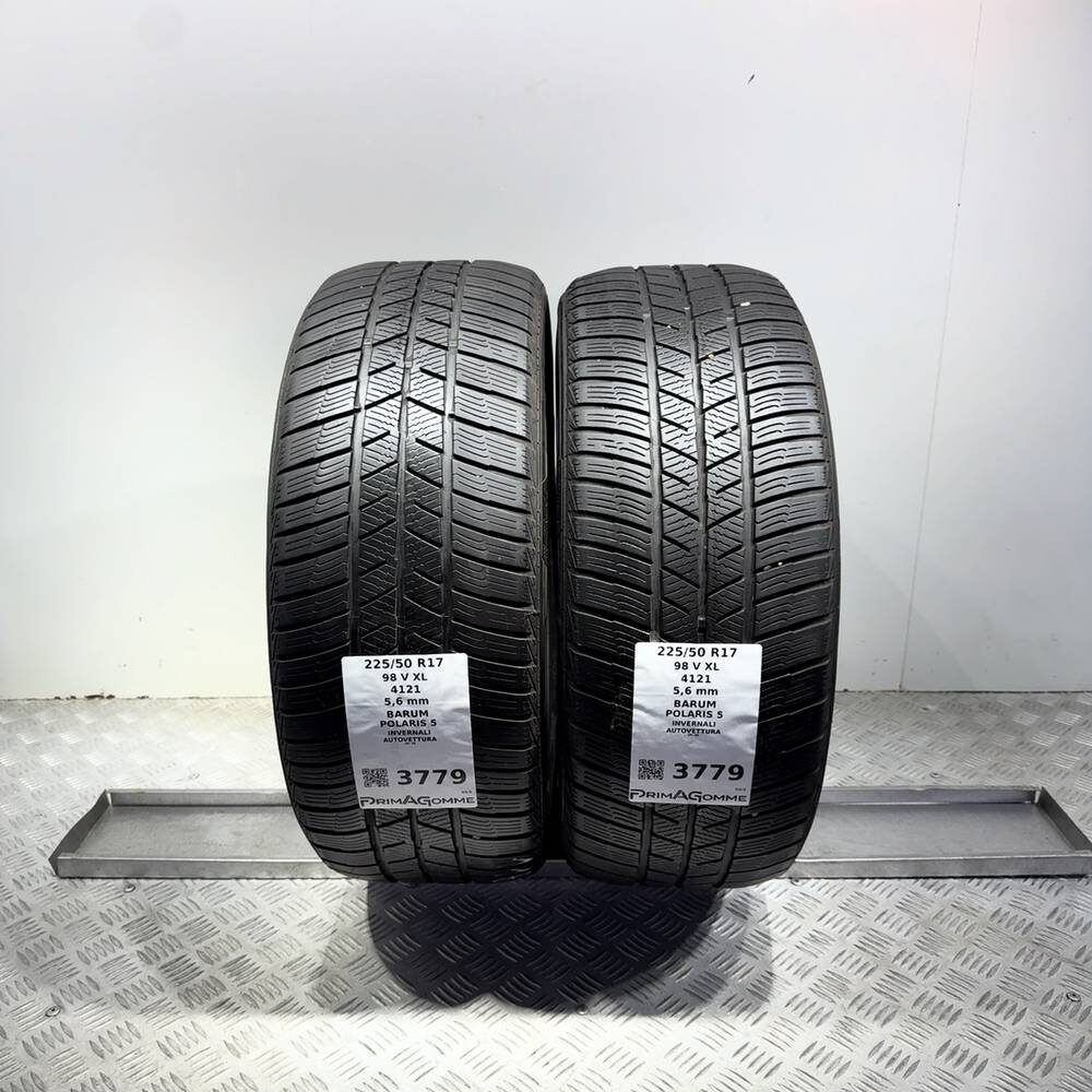 Gomme Usate 225 50 R17 98V XL Barum Polaris 5 80% Invernali