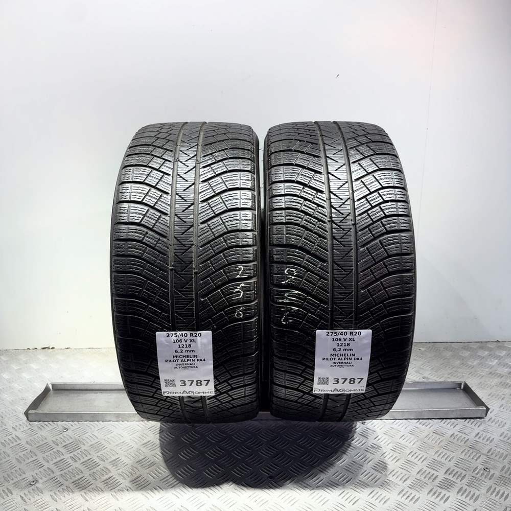 Gomme Usate 275 40 R20 106V XL Michelin Pilot Alpin PA4 89% Invernali