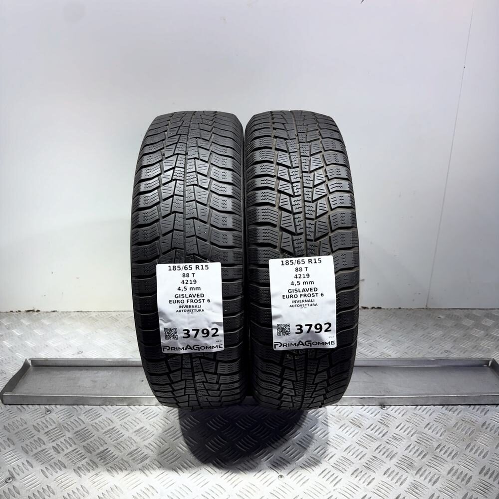 Gomme Usate 185 65 R15 88T Gislaved Euro Frost 6 Invernali