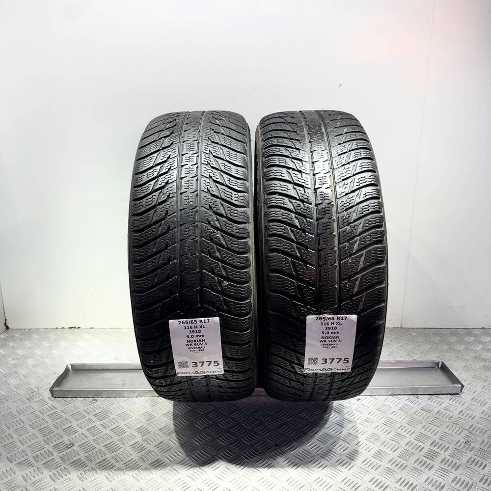 Gomme Usate 265 65 R17 116H XL Nokian WR SUV 3 71% Invernali