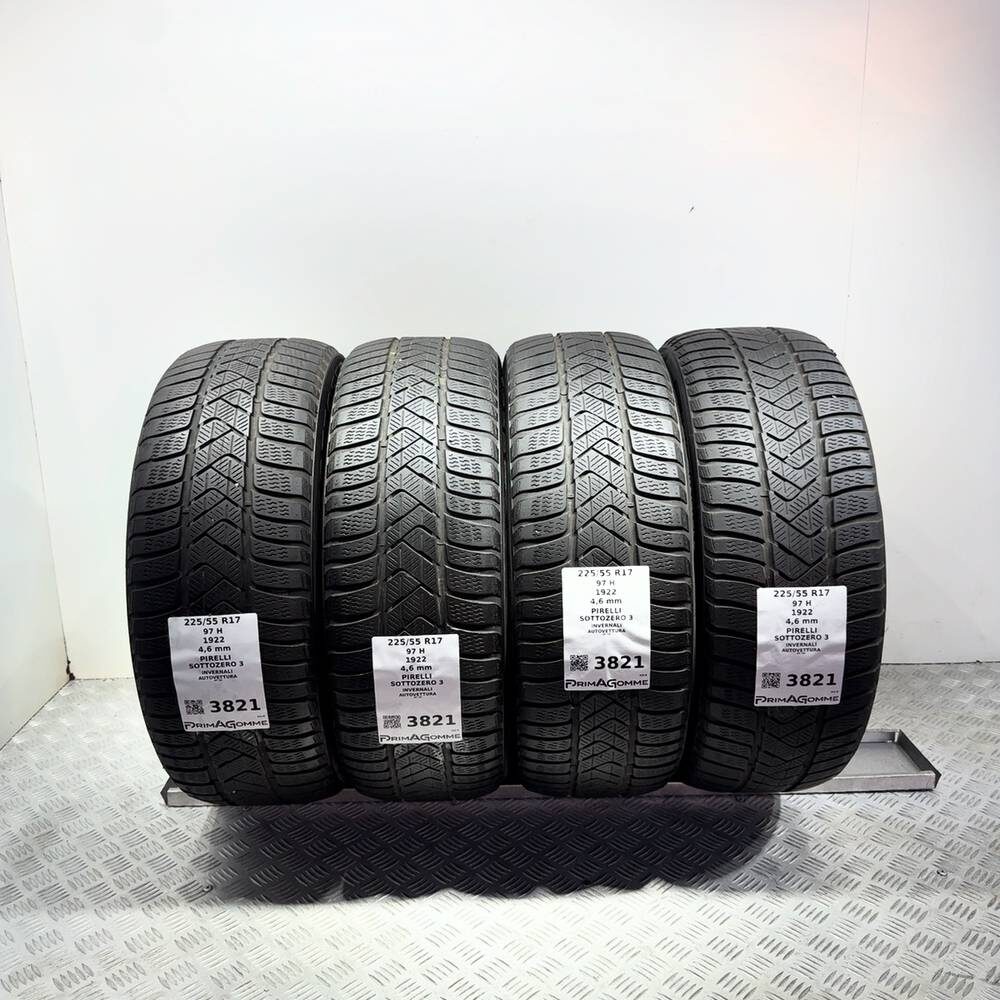 Gomme Usate 225 55 R17 97H Pirelli Sottozero 3 Invernali