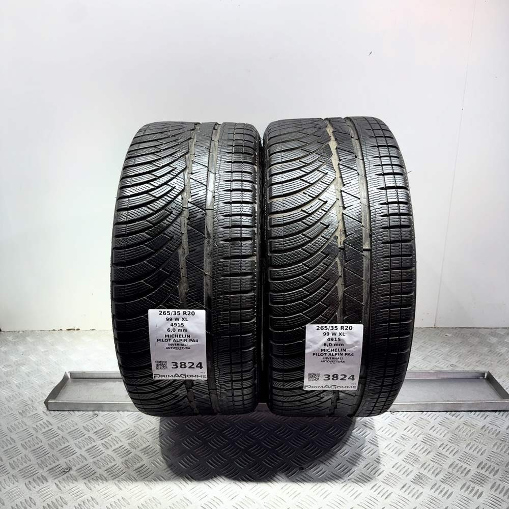 Gomme Usate 265 35 R20 99W XL Michelin Pilot Alpin PA4 86% Invernali