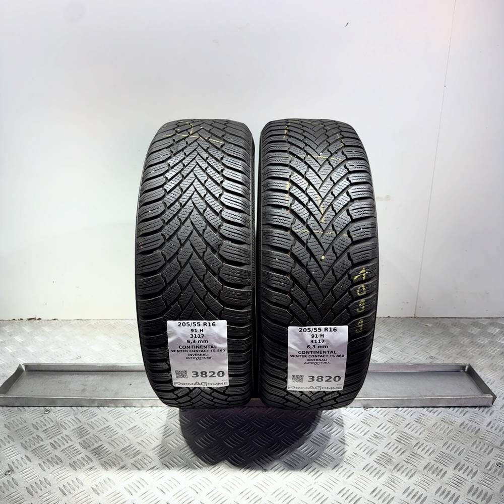 Gomme Usate 205 55 R16 91H Continental Winter Contact TS 860 90% Invernali