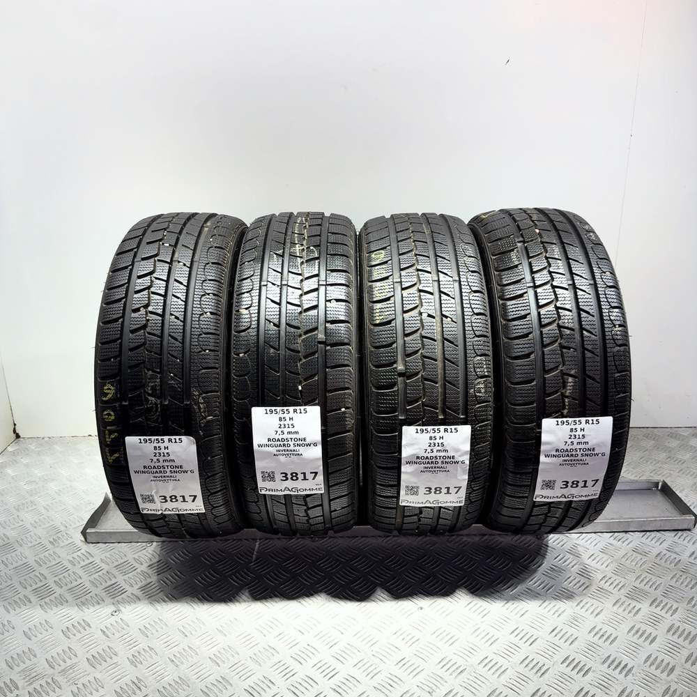 Gomme Usate 195 55 R15 85H Roadstone Winguard Snow’G 98% Invernali