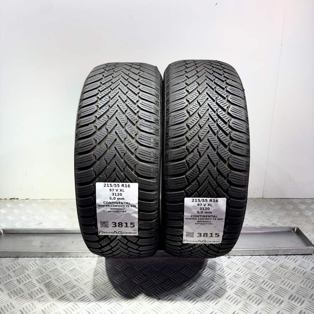Gomme Usate 215 55 R16 97V XL Continental Winter Contact TS 860 71% Invernali
