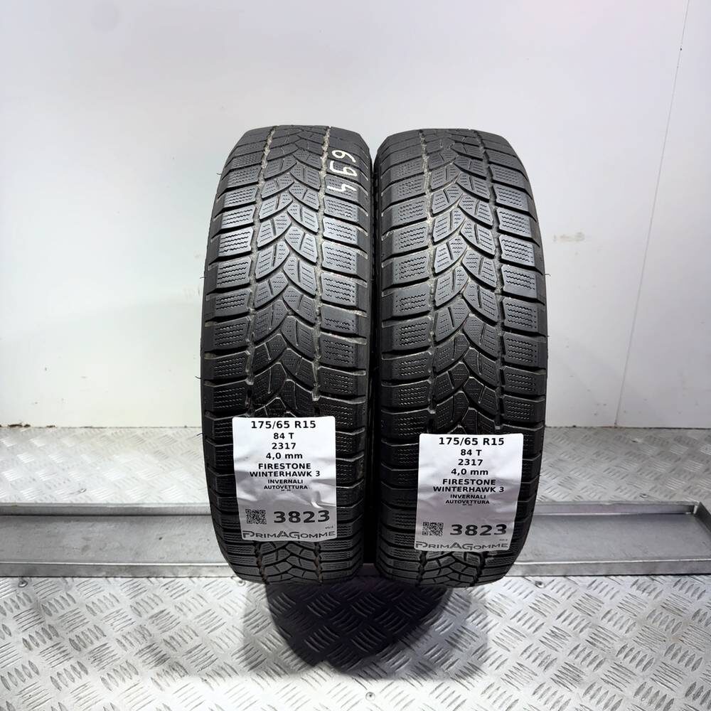 Gomme Usate 175 65 R15 84T Firestone Winterhawk 3 Invernali