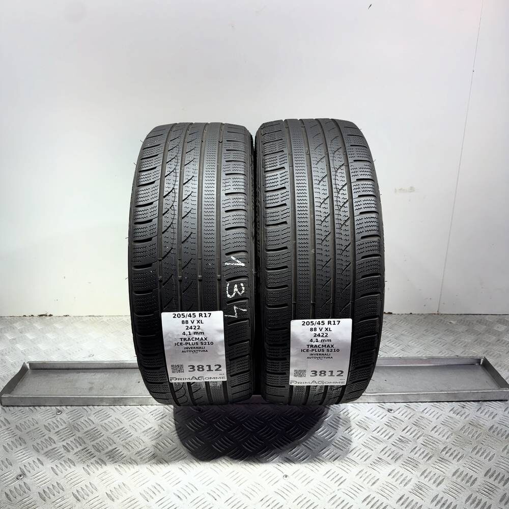 Gomme Usate 205 45 R17 88V XL Tracmax Ice-Plus S210 Invernali
