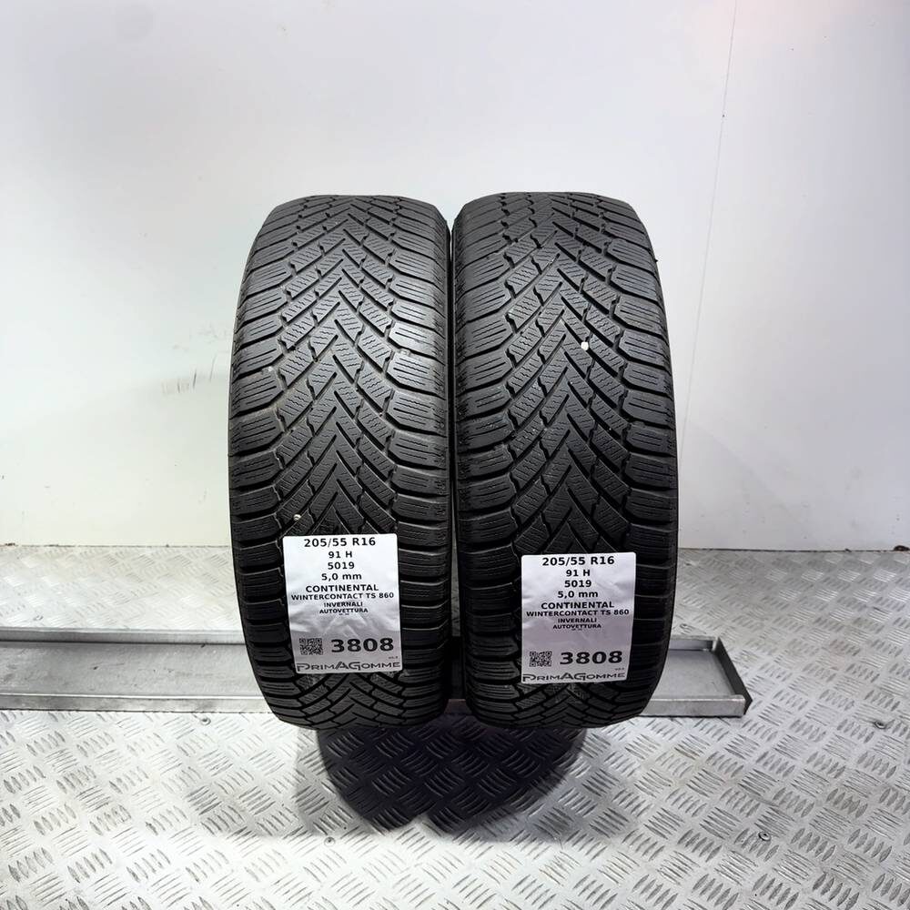 Gomme Usate 205 55 R16 91H Continental Wintercontact TS 860 71% Invernali