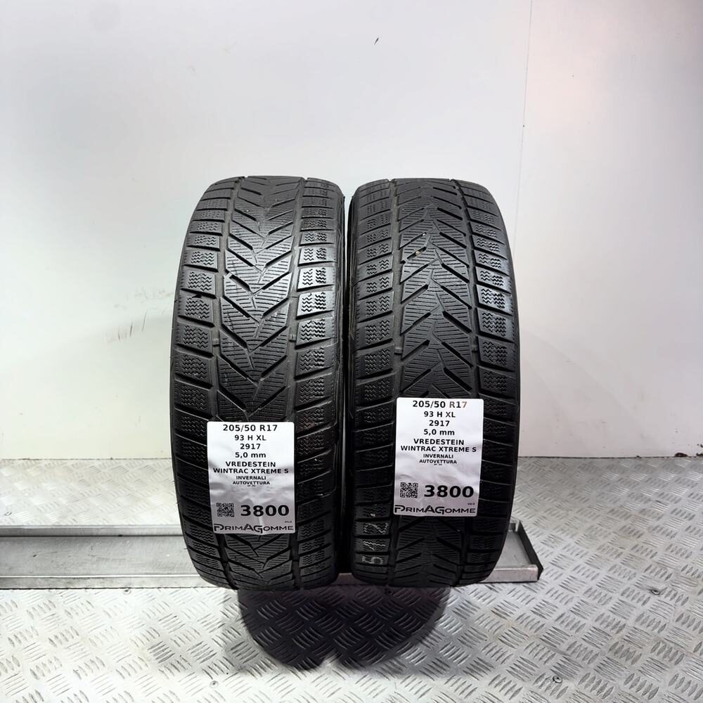 Gomme Usate 205 50 R17 93H XL Vredestein Wintrac Xtreme S 71% Invernali