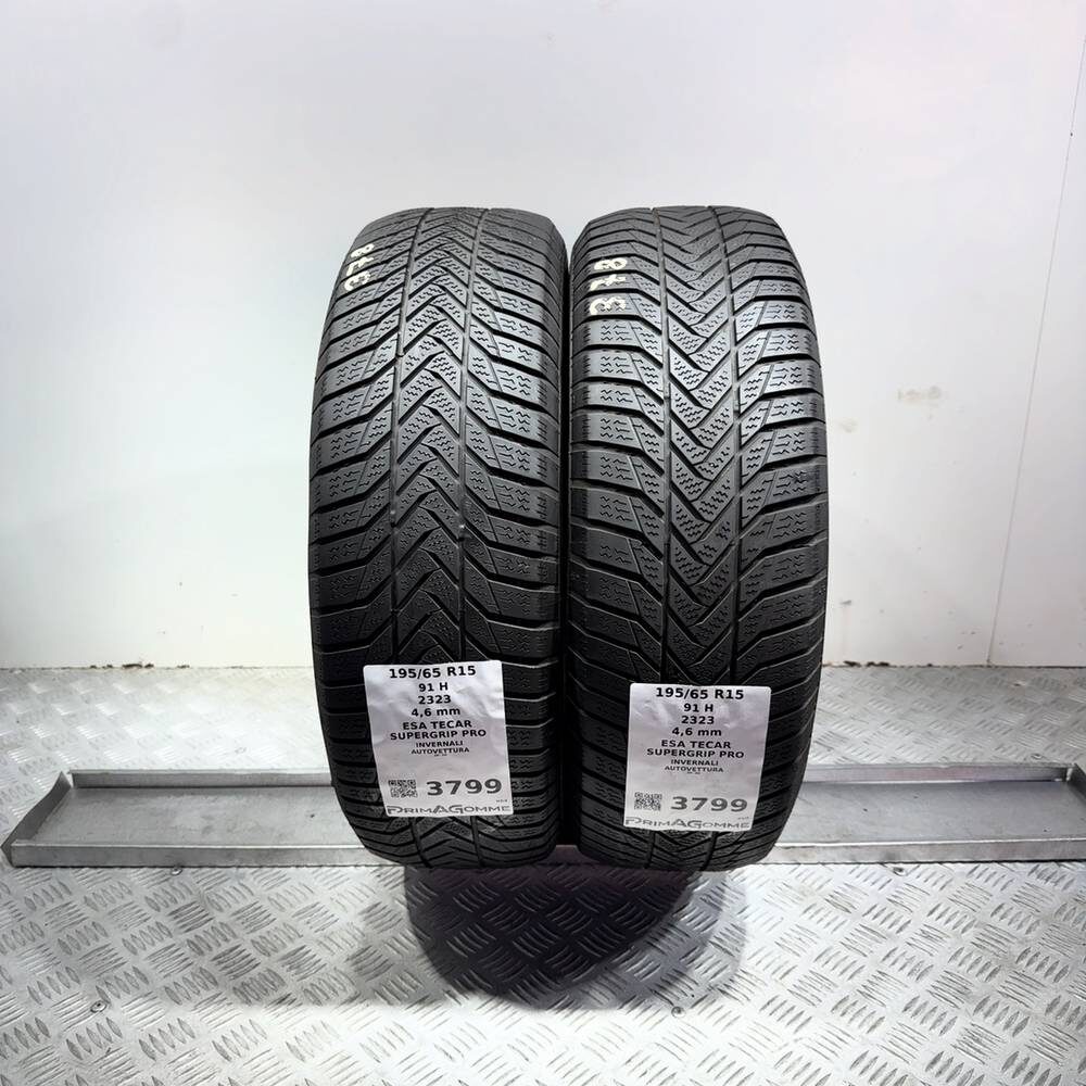 Gomme Usate 195 65 R15 91H Esa Tecar Supergrip Pro Invernali