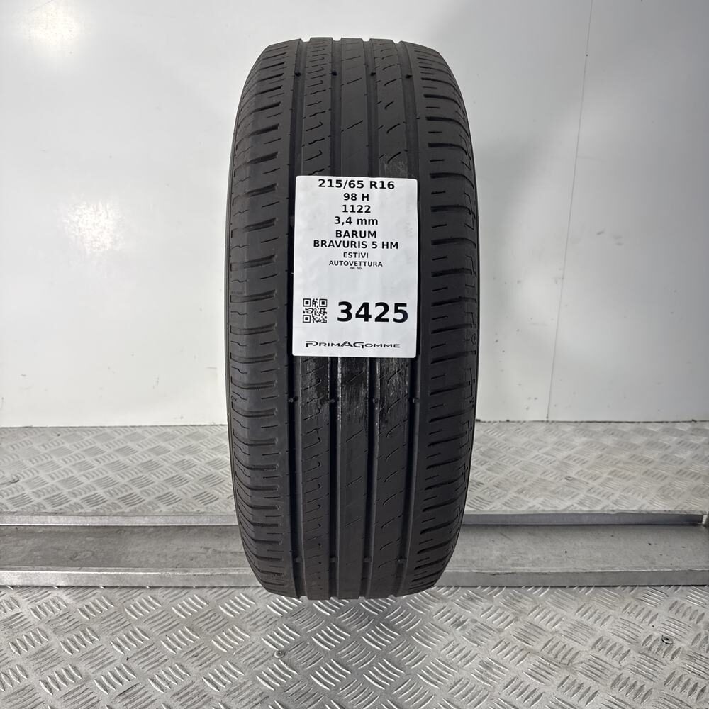 Gomma Usata 215 65 R16 98H BARUM BRAVURIS 5 HM Estivo