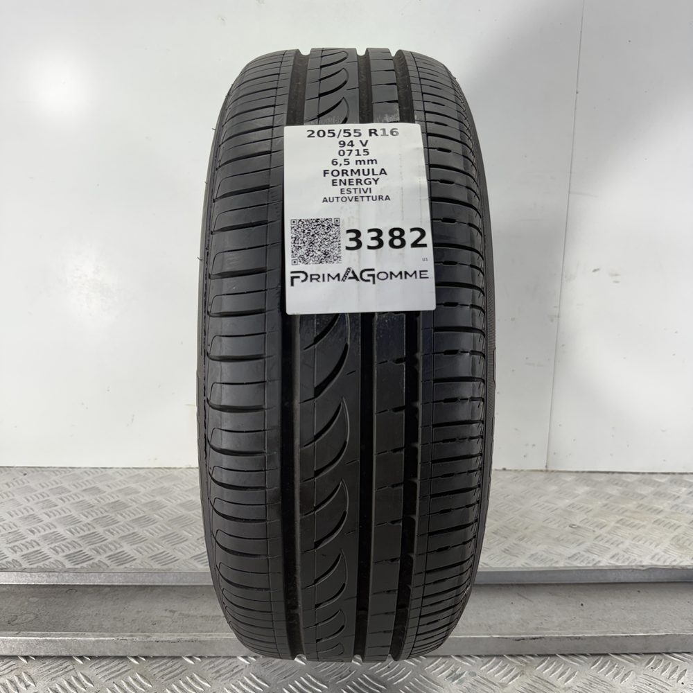 Gomma Usata 205 55 R16 94V FORMULA ENERGY 93% Estivo