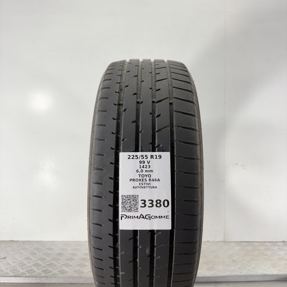 Gomma Usata 225 55 R19 99V TOYO PROXES R46A 86% Estivo
