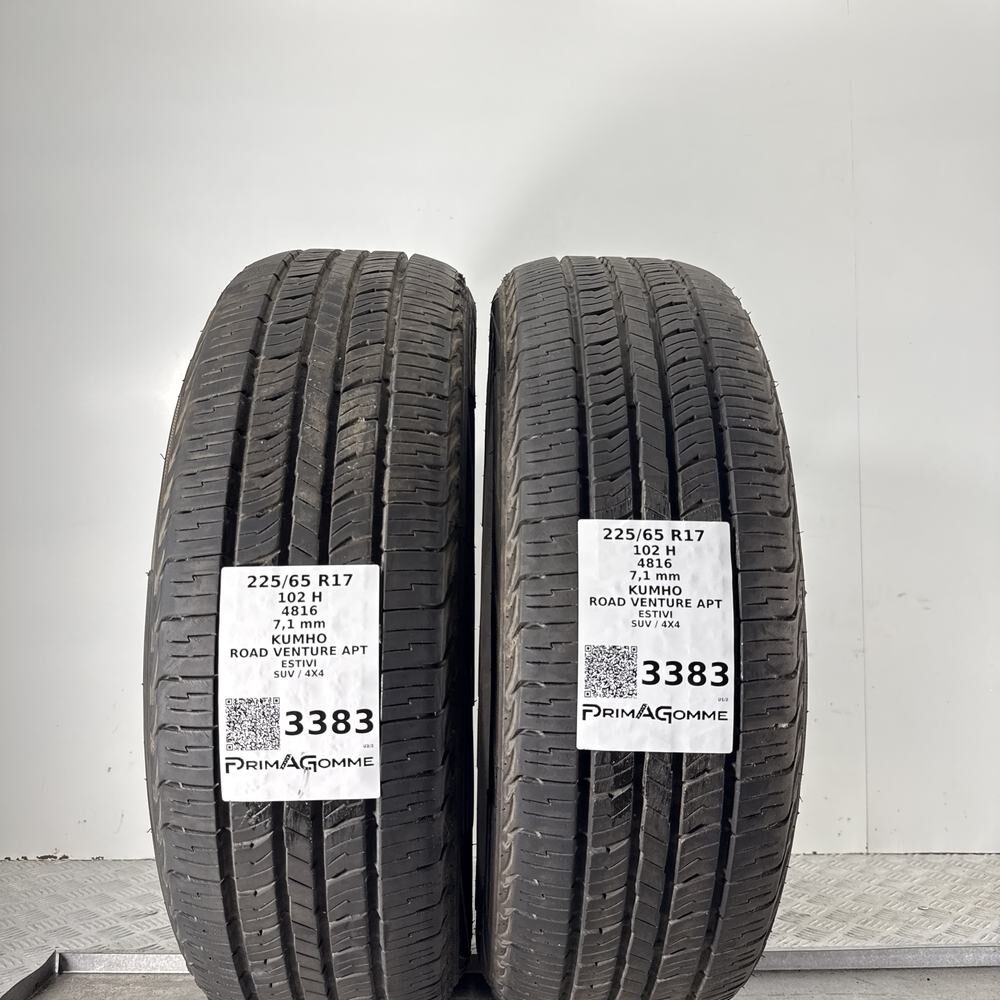 Gomme Usate 225 65 R17 102H KUMHO ROAD VENTURE APT 98% Estive