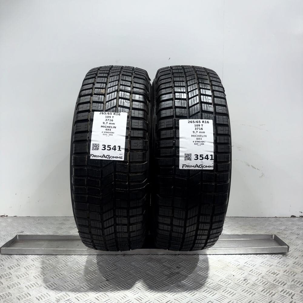 Gomme Usate 265 65 R16 109T Michelin 4X4 98% 4 Stagioni