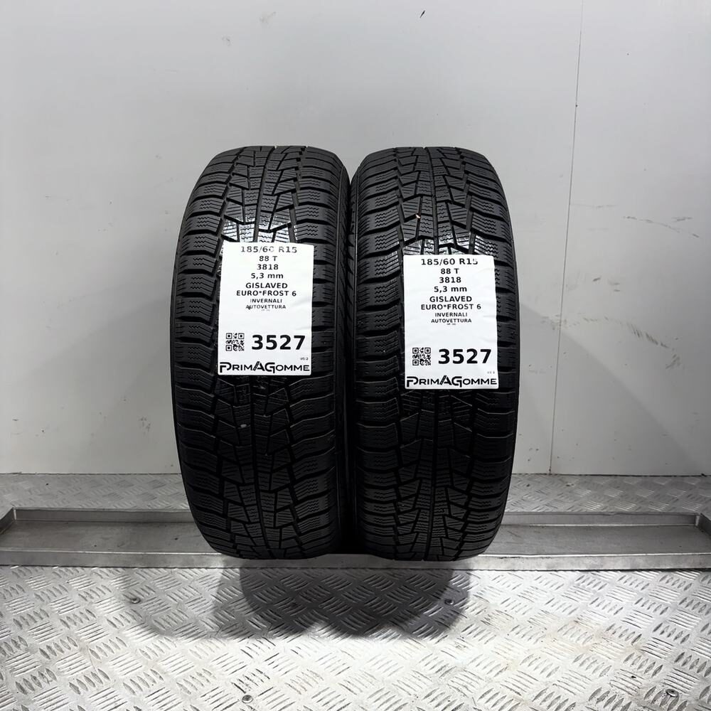 Gomme Usate 185 60 R15 88T XL Gislaved Euro*Frost 6 76% Invernali