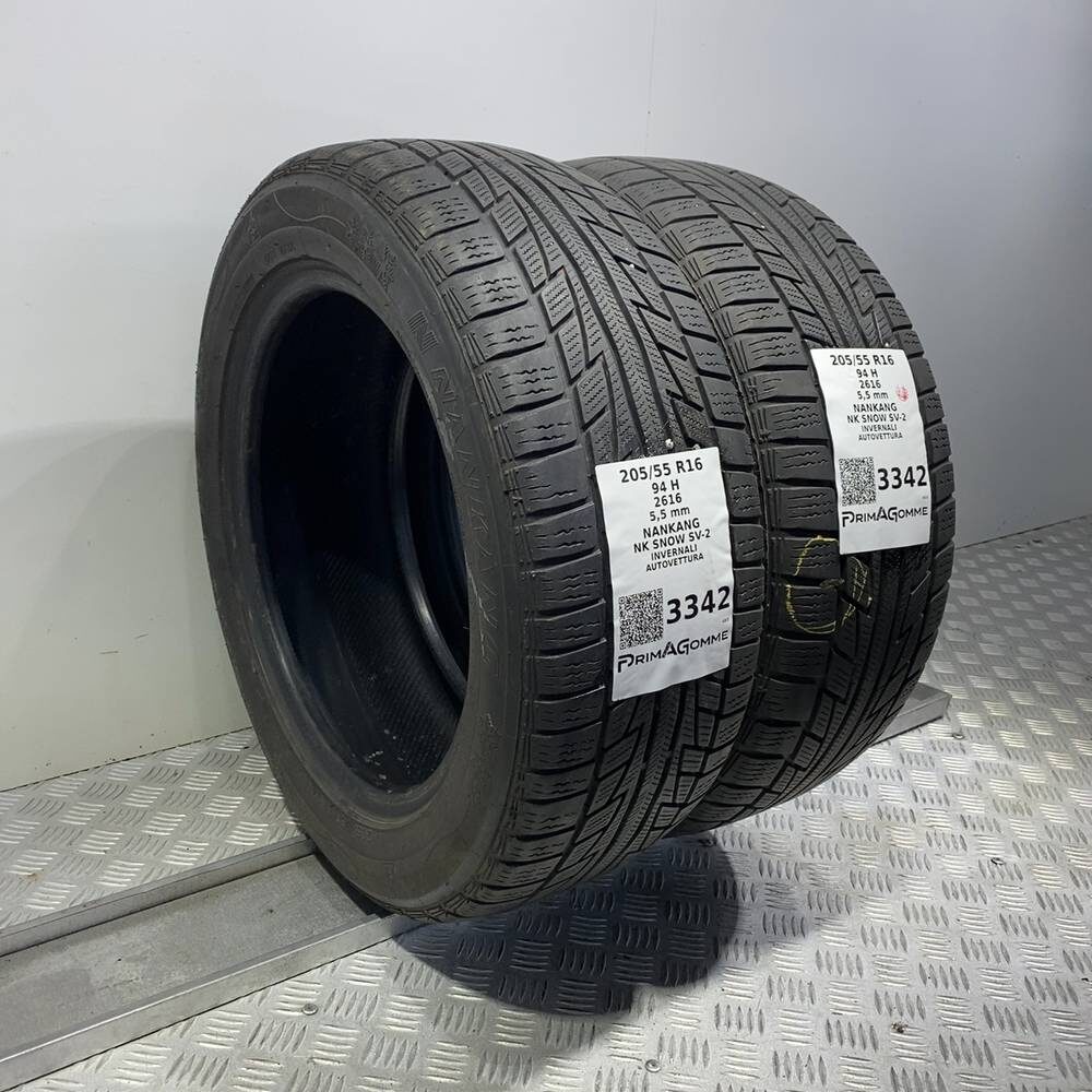 Gomme Usate 205 55 R16 94H XL Nankang NK Snow SV-2 79% Invernali - immagine 2
